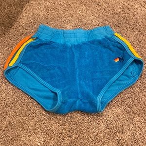 Aviatir Nation kids blue jogger shorts size 4